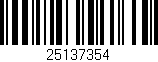 Código de barras (EAN, GTIN, SKU, ISBN): '25137354'
