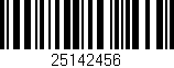 Código de barras (EAN, GTIN, SKU, ISBN): '25142456'