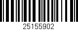 Código de barras (EAN, GTIN, SKU, ISBN): '25155902'