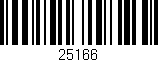 Código de barras (EAN, GTIN, SKU, ISBN): '25166'