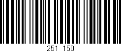 Código de barras (EAN, GTIN, SKU, ISBN): '251/150'