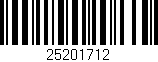Código de barras (EAN, GTIN, SKU, ISBN): '25201712'