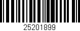 Código de barras (EAN, GTIN, SKU, ISBN): '25201899'