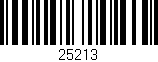 Código de barras (EAN, GTIN, SKU, ISBN): '25213'