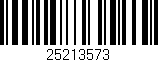 Código de barras (EAN, GTIN, SKU, ISBN): '25213573'