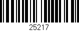 Código de barras (EAN, GTIN, SKU, ISBN): '25217'