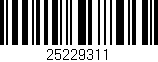 Código de barras (EAN, GTIN, SKU, ISBN): '25229311'