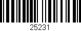 Código de barras (EAN, GTIN, SKU, ISBN): '25231'