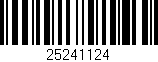Código de barras (EAN, GTIN, SKU, ISBN): '25241124'