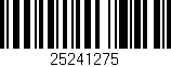 Código de barras (EAN, GTIN, SKU, ISBN): '25241275'
