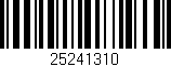 Código de barras (EAN, GTIN, SKU, ISBN): '25241310'