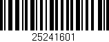 Código de barras (EAN, GTIN, SKU, ISBN): '25241601'