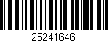 Código de barras (EAN, GTIN, SKU, ISBN): '25241646'