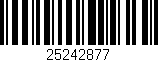 Código de barras (EAN, GTIN, SKU, ISBN): '25242877'