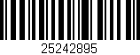 Código de barras (EAN, GTIN, SKU, ISBN): '25242895'