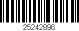 Código de barras (EAN, GTIN, SKU, ISBN): '25242896'