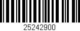 Código de barras (EAN, GTIN, SKU, ISBN): '25242900'