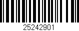 Código de barras (EAN, GTIN, SKU, ISBN): '25242901'
