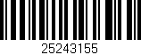 Código de barras (EAN, GTIN, SKU, ISBN): '25243155'