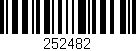 Código de barras (EAN, GTIN, SKU, ISBN): '252482'