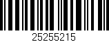 Código de barras (EAN, GTIN, SKU, ISBN): '25255215'
