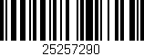 Código de barras (EAN, GTIN, SKU, ISBN): '25257290'