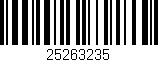 Código de barras (EAN, GTIN, SKU, ISBN): '25263235'