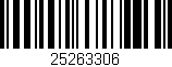 Código de barras (EAN, GTIN, SKU, ISBN): '25263306'