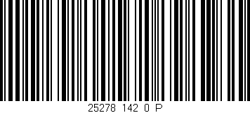 Código de barras (EAN, GTIN, SKU, ISBN): '25278_142_0_P'