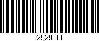 Código de barras (EAN, GTIN, SKU, ISBN): '2529.00'