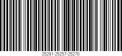 Código de barras (EAN, GTIN, SKU, ISBN): '25291-25257-25270'