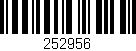 Código de barras (EAN, GTIN, SKU, ISBN): '252956'
