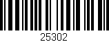 Código de barras (EAN, GTIN, SKU, ISBN): '25302'