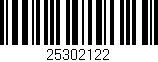 Código de barras (EAN, GTIN, SKU, ISBN): '25302122'
