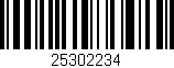 Código de barras (EAN, GTIN, SKU, ISBN): '25302234'