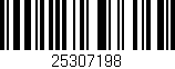 Código de barras (EAN, GTIN, SKU, ISBN): '25307198'