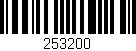 Código de barras (EAN, GTIN, SKU, ISBN): '253200'