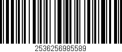 Código de barras (EAN, GTIN, SKU, ISBN): '2536256985589'