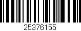 Código de barras (EAN, GTIN, SKU, ISBN): '25376155'