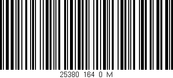 Código de barras (EAN, GTIN, SKU, ISBN): '25380_164_0_M'