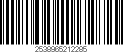 Código de barras (EAN, GTIN, SKU, ISBN): '2538965212285'