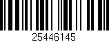 Código de barras (EAN, GTIN, SKU, ISBN): '25446145'