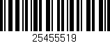 Código de barras (EAN, GTIN, SKU, ISBN): '25455519'