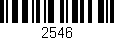 Código de barras (EAN, GTIN, SKU, ISBN): '2546'