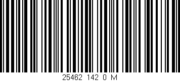 Código de barras (EAN, GTIN, SKU, ISBN): '25462_142_0_M'