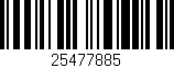 Código de barras (EAN, GTIN, SKU, ISBN): '25477885'