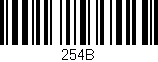 Código de barras (EAN, GTIN, SKU, ISBN): '254B'