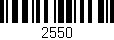 Código de barras (EAN, GTIN, SKU, ISBN): '2550'