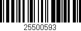 Código de barras (EAN, GTIN, SKU, ISBN): '25500593'
