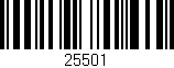 Código de barras (EAN, GTIN, SKU, ISBN): '25501'